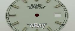 Original Men's Rolex Datejust QS 116200 116234 Gloss White Stick Dial S/S #E27