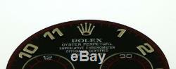 Original Men's Rolex Daytona 116519, 116509 Black Racing Dial 18KW Gold #A15