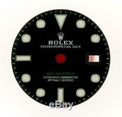 Original Men's Rolex GMT-MASTER II 40mm 116710 Gloss Black Dial S/S #E11