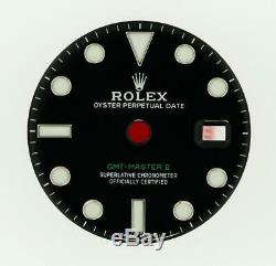 Original Men's Rolex GMT-MASTER II 40mm 116710 Gloss Black Dial S/S #E11