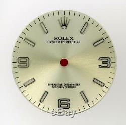 Original Men's Rolex Oyster Perpetual 116000 Silver Stick, Arabic Dial S/S #B3