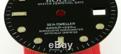 Original Men's Rolex Sea-Dweller Gloss Black Tritium Dial 16600, 16660 S/S #A10