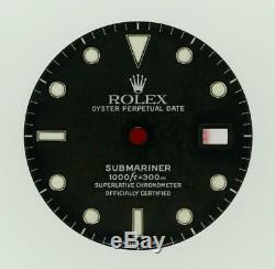 Original Men's Rolex Submariner 40mm 16800 16610 Date Gloss Black Dial S/S #G4