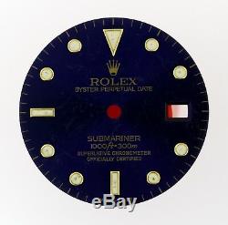 Original Men's Rolex Submariner Blue-Purple Dial 16618,16803,16808 2Tone #E16