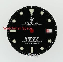 Original Men's Rolex Submariner Date Gloss Black Dial 16800 16610 S/S #D48