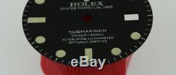 Original Men's Rolex Submariner Maxi Matt Black Dial 16800 Transitional S/S #D38