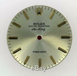 Original Rolex Air-King Precision 34mm 5500 Silver Stick Dial 2/Tone #B9
