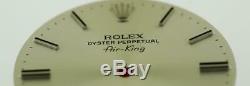 Original Rolex Air-King Precision 34mm 5500 Silver Stick Dial S/S #B8