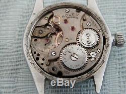 Original Rolex Mid size Flat bezel sports watch, For Restoration Now