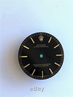 Original Rolex Midsize 31mm Oyster Perpetual 67483 Black Stick Dial 2/tone #A11