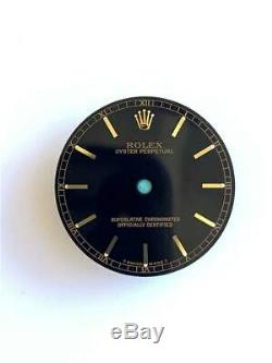 Original Rolex Midsize 31mm Oyster Perpetual 67483 Black Stick Dial 2/tone #A11