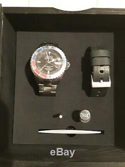 Out of Order (OOO) Pepsi Red Blue Bezel Men's Automatic Watch DAMAGED IN ITALY