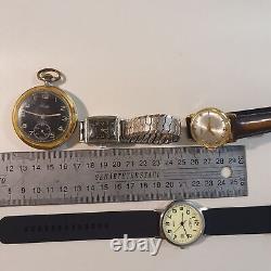 Pack Watches Stock 13 Mechanical And Quartz Repair Spare Part Work Of Check