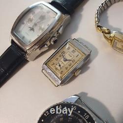 Pack Watches Stock15 Vintage Men's Women's Mechanical Self For Repair / Parts