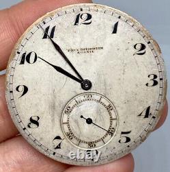 Paul Ditisheim Solvil Pocket Watch For Parts