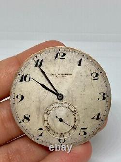 Paul Ditisheim Solvil Pocket Watch For Parts