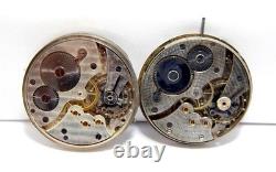 Pockets Watches Movements MOVADO Hand Winding Watchmakers Hobbyists Not Working