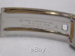 Pulsar Time Computer 1970's Digital LED Mens Watch Sold For Parts or Repair