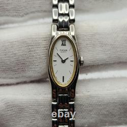 Pulsar V220-6190 Ladies Vintage Silver Tone Quartz Watch FOR PARTS / REPAIR