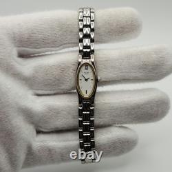 Pulsar V220-6190 Ladies Vintage Silver Tone Quartz Watch FOR PARTS / REPAIR
