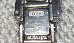 RADO DIASTAR men's quartz striped dial 153.1014.3 analog watch JUNK NOT WORKING