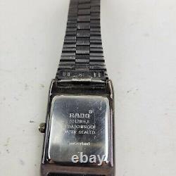 RADO Mens Water Sealed Watch. Made In Switzerland. 601.2816.8 Broken Wrist Band