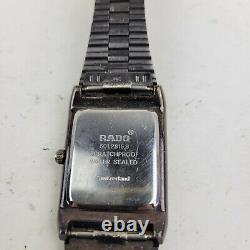 RADO Mens Water Sealed Watch. Made In Switzerland. 601.2816.8 Broken Wrist Band