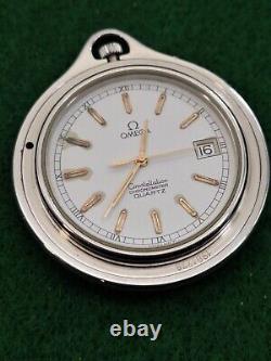 RARE OMEGA Goélette Watch For Parts NOT Working/Complete Circa 1982 Quartz