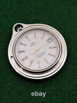 RARE OMEGA Goélette Watch For Parts NOT Working/Complete Circa 1982 Quartz