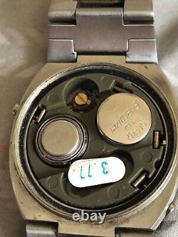 RARE Vintage Hughes Aircraft Digital LED Quartz Watch, For Parts Or Repair