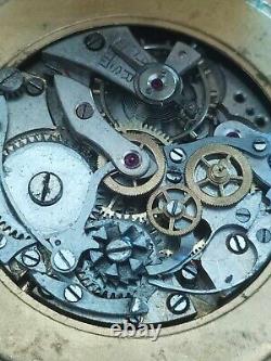 RARE WATCH Chronographe Vintage swiss hand winding trench 40MM 1930 FOR PARTS