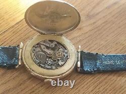 RARE WATCH Chronographe Vintage swiss hand winding trench 40MM 1930 FOR PARTS