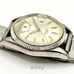 RICOH Dynamic Wide 25-jewel automatic watch For Parts As is fashion wristwatch