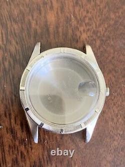 ROLEX OYSTER PERPETUAL DATE VINTAGE ORIGINAL CASE 1501 STAINLESS STEEL 34mm