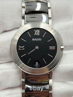 Rado Diastar Men's Silver Tone Quartz Watch FOR PARTS / REPAIR