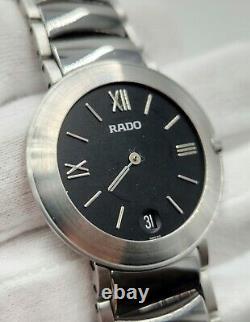 Rado Diastar Men's Silver Tone Quartz Watch FOR PARTS / REPAIR