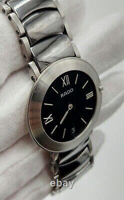 Rado Diastar Men's Silver Tone Quartz Watch FOR PARTS / REPAIR