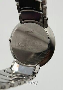 Rado Diastar Men's Silver Tone Quartz Watch FOR PARTS / REPAIR