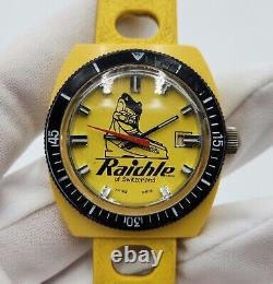 Raichle of Switzerland Men's Vintage Mechanical Watch FOR PARTS / REPAIR