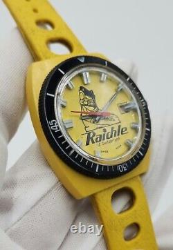 Raichle of Switzerland Men's Vintage Mechanical Watch FOR PARTS / REPAIR