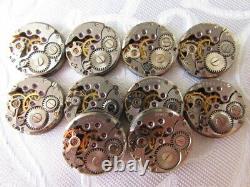 Rare 100 pcs Chaika 16 mm round ussr Mechanisms Woman Watch MOVEment Steampunk