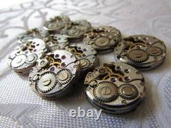 Rare 100 pcs Chaika 16 mm round ussr Mechanisms Woman Watch MOVEment Steampunk