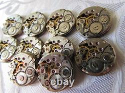 Rare 100 pcs Chaika 16 mm round ussr Mechanisms Woman Watch MOVEment Steampunk