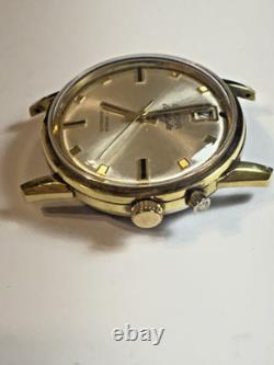 Rare 1960's Giroxa 17j Everlight Watch Early Lighted Dial Project Or Parts Runs