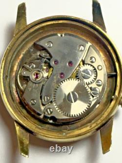 Rare 1960's Giroxa 17j Everlight Watch Early Lighted Dial Project Or Parts Runs