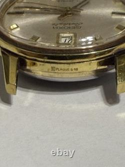 Rare 1960's Giroxa 17j Everlight Watch Early Lighted Dial Project Or Parts Runs