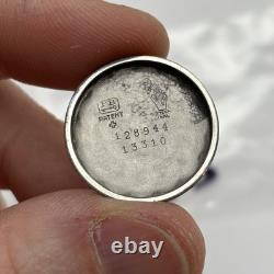 Rare Broken Vintage Movado Caliber 105 Ladies Military Watch 24mm For Parts