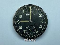 Rare German Military Watch GLYCINE D 88488 H, 1940s Wehrmacht for PARTS / REPAIR