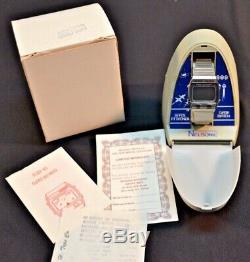 Rare! Unused Vintage Nelsonic Space Attacker Video Game Watch in Box W Receipt