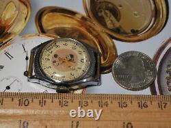 Rare Vintage 1920s Ingersoll Disney Pinocchio Manual Wind Men's Watch-For Parts